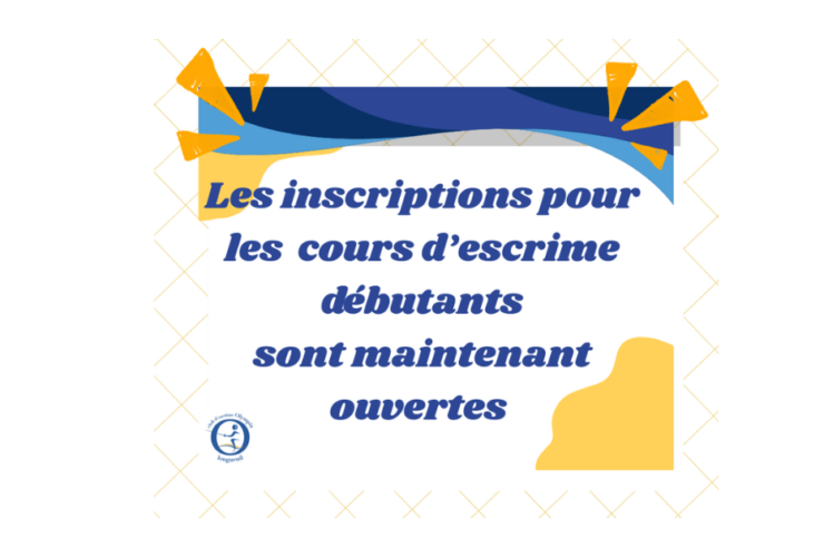Inscriptions pour les cours débutants