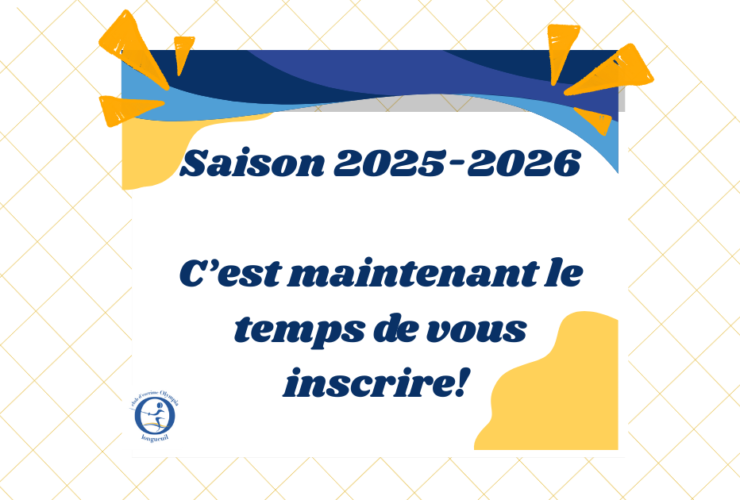 Inscriptions pour la saison 2025-2026